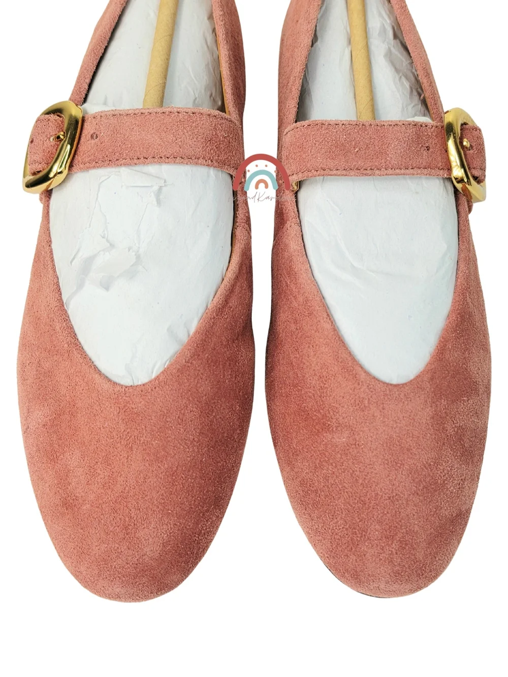 New! Madewell The Remy Mary Jane Flat in Leather Suede Rosy Mauve 7.5 - Picture 9 of 16